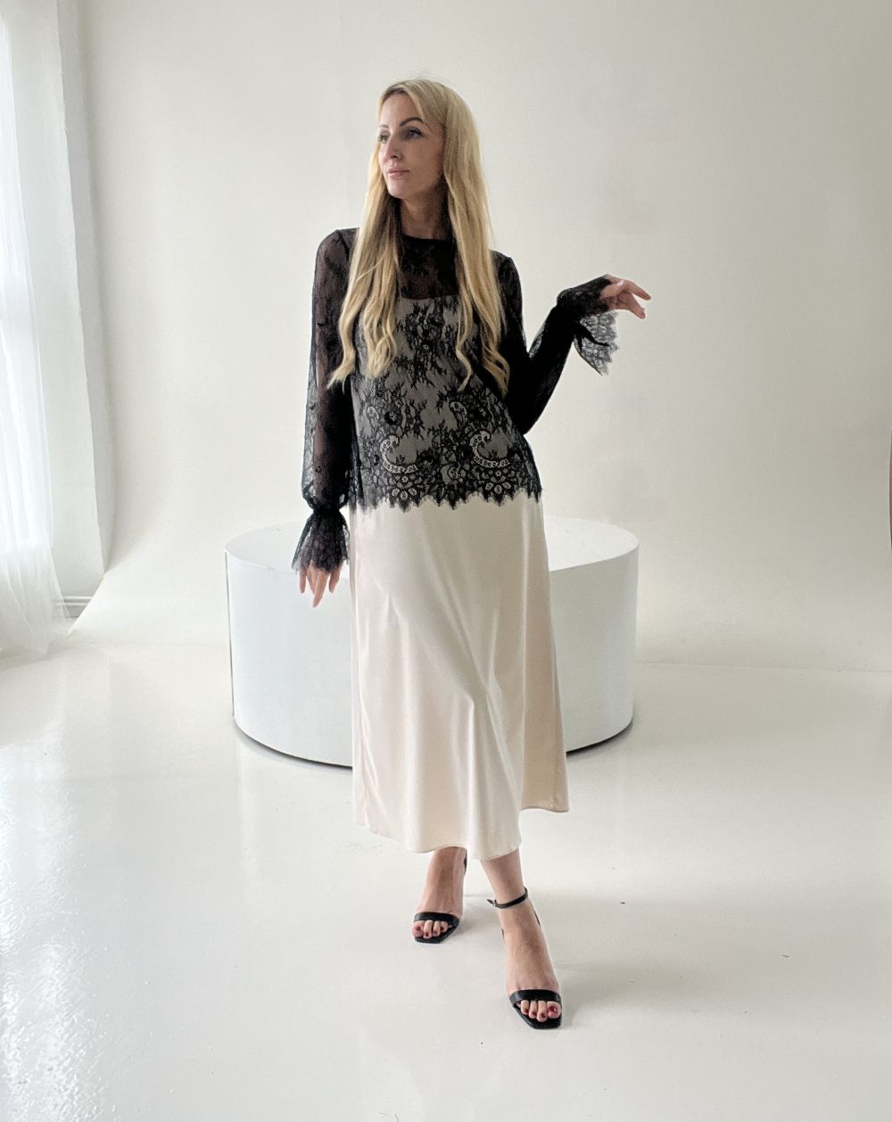 Lace blouse. White lace blouse. Beige lace blouse. Black lace blouse.