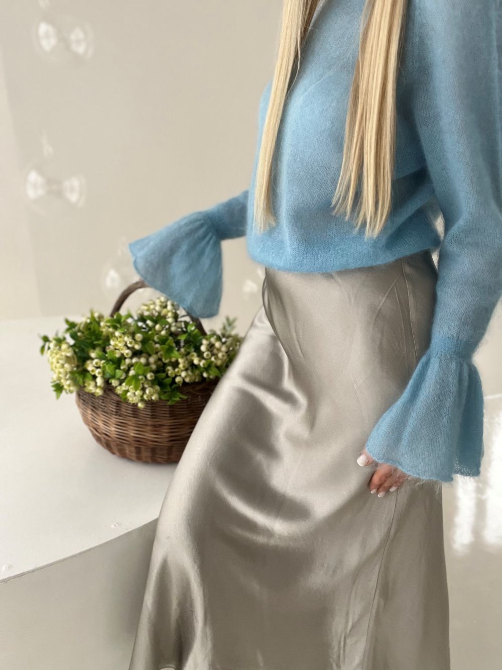 MOHĒRAS DŽEMPERIS MAIGS UN PŪKAINS