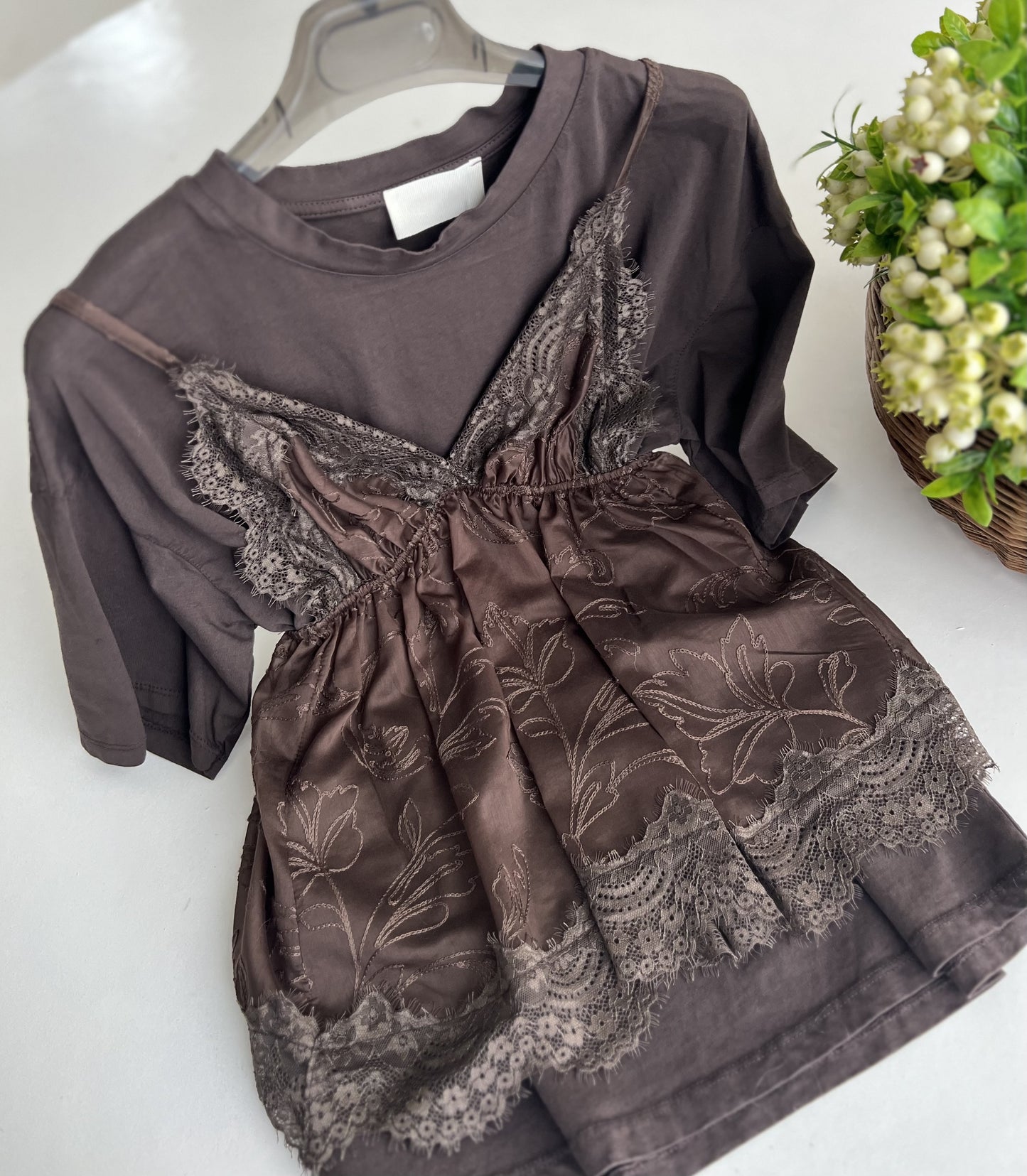 100% KOKVILNAS KREKLS AR TOPU