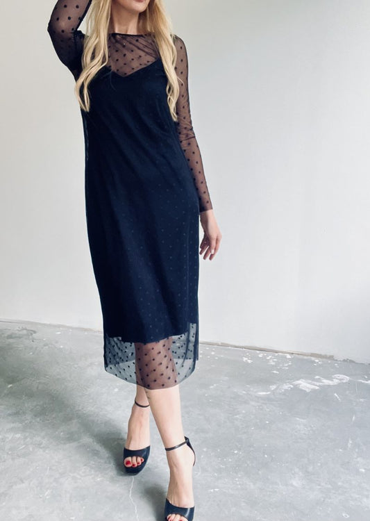 Melna tilla kleita . Black dress